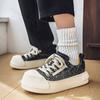 Fashion 2025 Spring New Fashion Denim Designed Men's Casual Sports Shoes Thick Soled Breathable Versatile Shoes Low Top Chunky sneakers