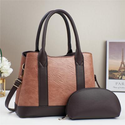 Luxusní kabelky Dámské tašky Designová vysoce kvalitní PU kůže Taška přes rameno 2dílná sada Dámská kabelka a peněženka Crossbody taška