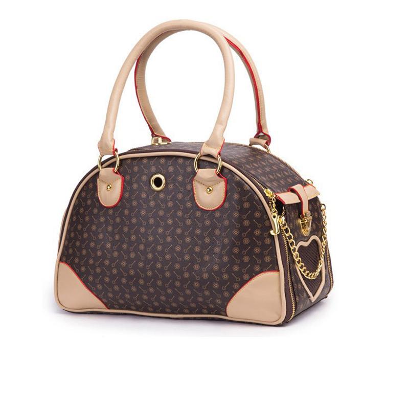 Bolsas de Transporte de Luxo Para Cães Pequenos Transportadora Dobrável Portátil para Exterior Carregando Chihuahua Yorkshire Bolsa de Mão