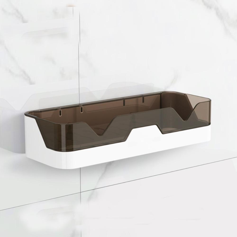 Easy Installation No Drill Bathroom Shelf Space Saving Durable Shower Organizer Wall Mounted Shampoo Holder Vanity