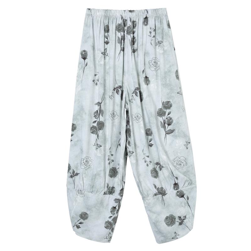 Damen Übergröße Blumendruck 2-teiliges Set – Lässiges Sommer-Outfit (XL-5XL)