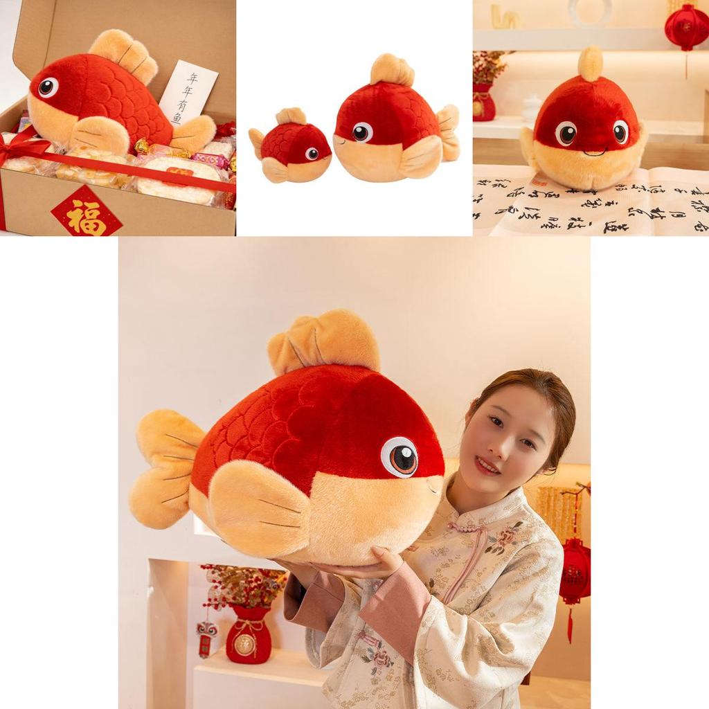 Koi Fish Plush Toy Pillow With Pp Cotton Filling For Living Room Decoration