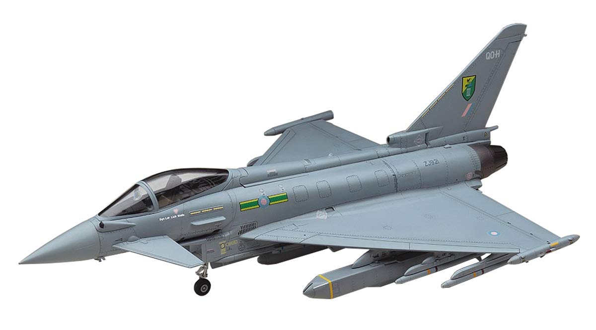 Hasegawa Royal Air Force Eurofighter Typhoon Plastic Model Kit E40 1/72 Single-Seat