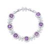 The New Korean Version of Leisure Joker Zircon Bracelet Girls Niche Flowers Luxury and Exquisite.