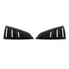 For Ford Mustang 2024-2025 Rear Window Louver Shutter Cover Side Vent Trim Windshield Scoop Cover Exterior ABS Car Accessories