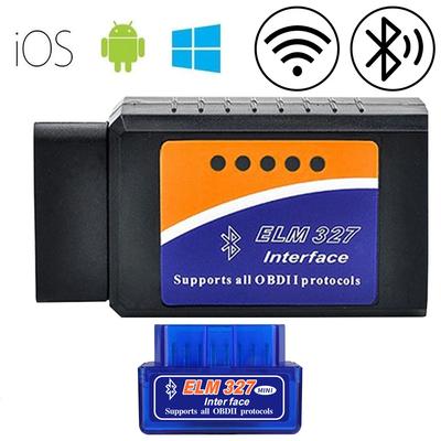 Automotive Diagnostic Tester Code Reader Tool OBD2 Scanner ELM327V1.5 WIFI Bluetooth OBD 2 Android IOS Automatic Scanning Repair