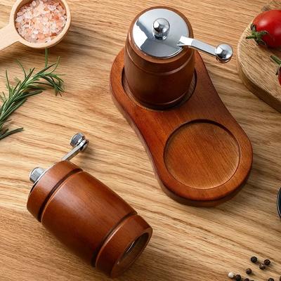 Kreative Fassform Salz Schwarzpfeffer Gewürzmühle Massivholz Pfeffermühlen Set Heimküche Pfeffer Würzdose Zubehör