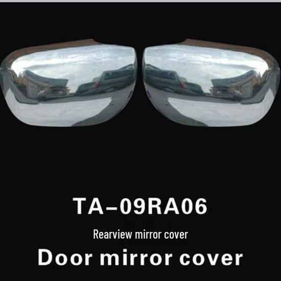 Chrome Rearview Mirror Cap for 09-12 RAV4 - Decorative Exterior Enhancement