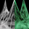 3/6/10 Meters Glow in The Dark Spider Web Polyester Halloween  Cobwebs  Home/Outdoor Decor