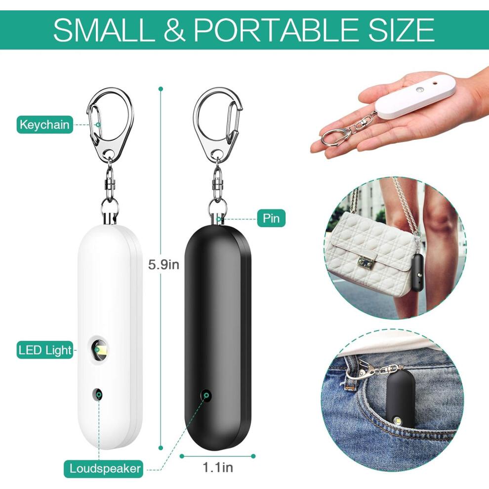 Emergency Essential: Loudest Siren Personal Alarm with Simple Intuitive Activation, 130Db Sound, and Bright Flash, Ideal for Women, Men, Children,