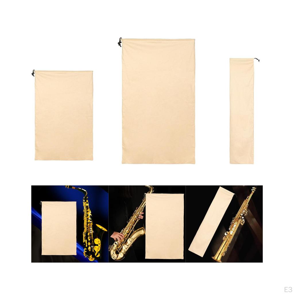 Kordelzugbeutel Reisetasche Weicher Flanell Tragbare Aufbewahrung für Saxophon