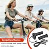 48V Electric Bike Throttle Grip with LCD Voltage Display & Cruise Control, Replacement for Jetson Haze Folding Ebike, DYU Y16 Electric Bicycle, 6-Pin