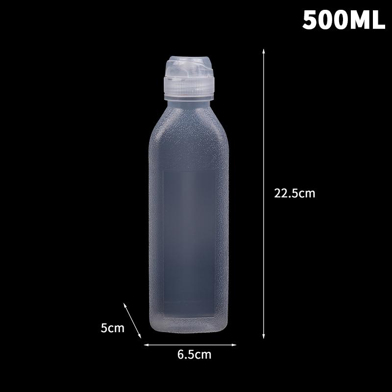 300/500/1000Ml Kitchen Oil Bottle Plastic Seasoning Squeeze Bottle For Salad Bbq Sauce Condiment Containers Cooking Tool