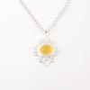 Yellow Cat's Eye Gemstone 925 Stamped Silver Jewelry Handcrafted Women Pendant CP-1-42