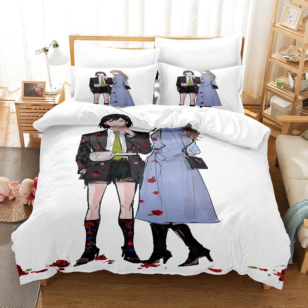 

Комплект постельного белья Anime Story Omniscient Reader s Viewpoint Single Twin Full Queen King Size Bed Set Adult Kid Bedroom Duvetcover Sets EU Twin 135x200cm