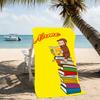 Customizable Personalized Beach Towels Curious George Themed designs.Suitable for the Beach, Yoga, Sports;ideal As Beach Accessories