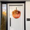 Pumpkin Wooden Welcome Door Hanging, Home Window Wall Decoration