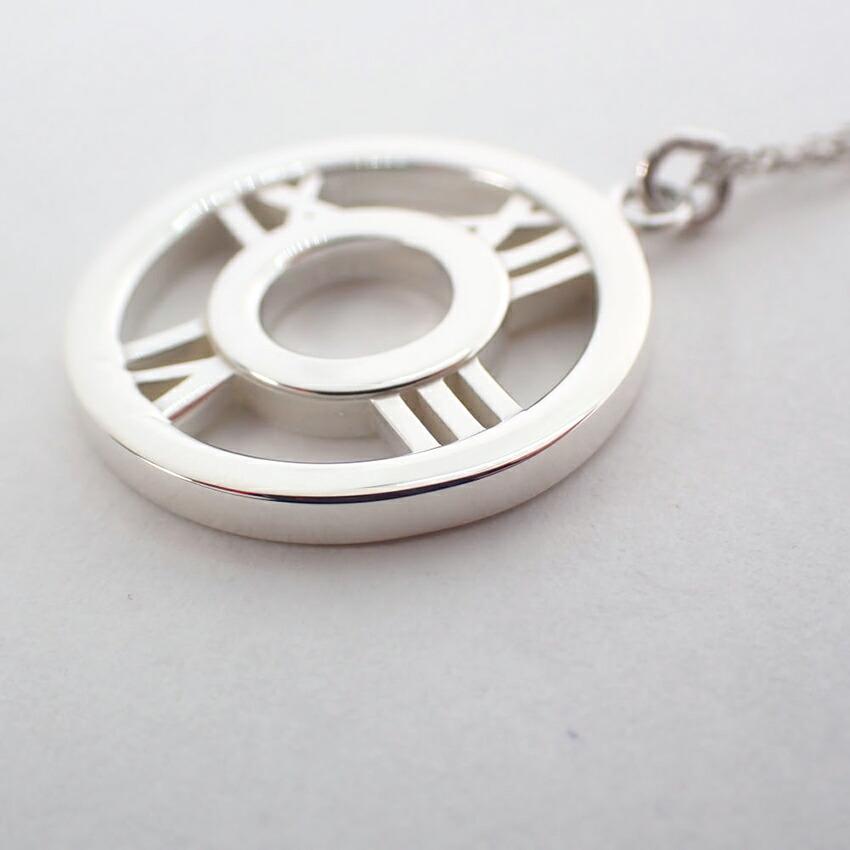 [Used] TIFFANY 925 Open Atlas Medallion Pendant/Necklace/g508-63
