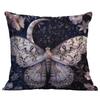 New Imitation 3d Butterfly Printed Pillowcase Retro Home Sofa Cushion Pillowcase Decoration