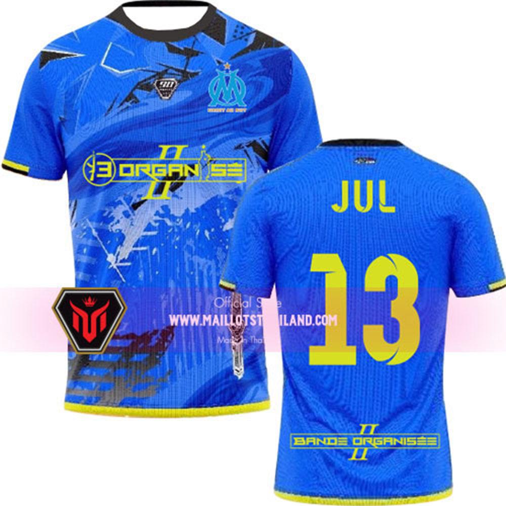 Maillots Thailande 90Minute MM9 Maillots JUL#13Organise Tee Children Adult Top O-Neck Loose Breathable Men Women Sports T-Shirt