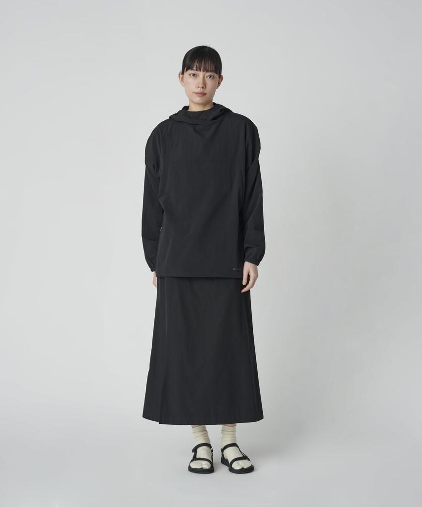 Snow Peak Atmungsaktive Schnelltrocknende Anorak Außenjacke Anorak Anorak Parka Kapuzenpullover SCHWARZ M JK-25SU015 Herren Damen