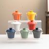 Coarse Pottery Portable Travel Tea Set