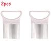 1/2/3/4pcs Effortlessly Slice Onions with This 1pc Colorful Onion Slicer Kitchen Stainless Steel Potato Chip Onion Holder