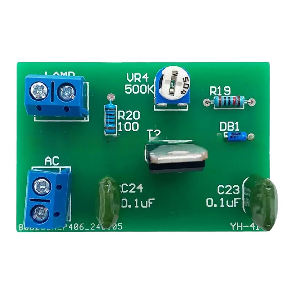 Thyristor Dimming Circuit Board Kit for Electronics Labs Featuring Soldering Practice and Functional Lamp Adjustment