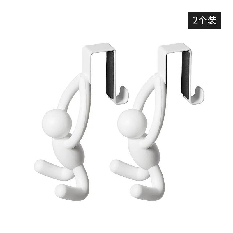 Creative Kitchen Cabinet Towel Rack No-Drill Hanging Organizer Multi-Purpose Dishcloth Holder Wall-Mounted Storage Hook