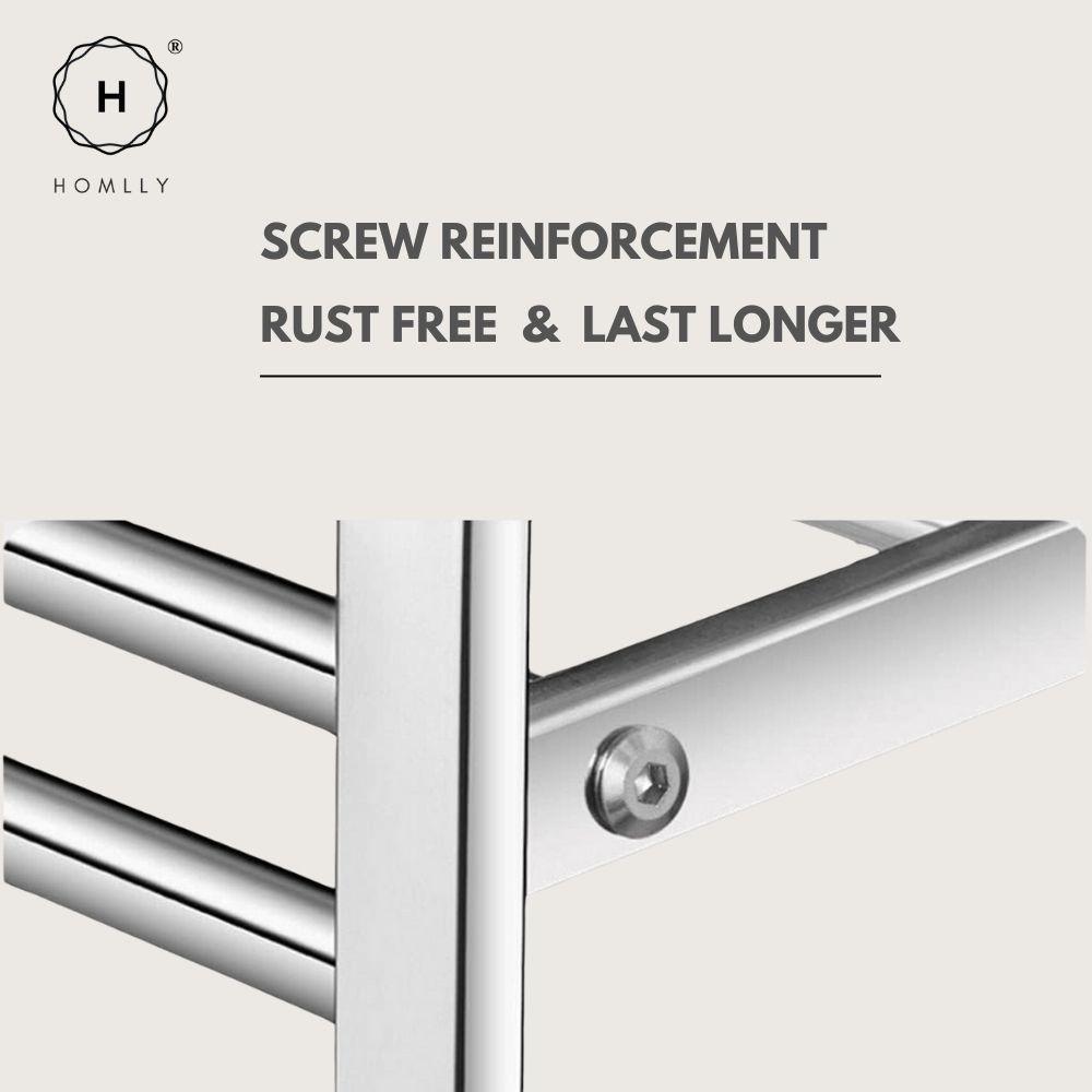 Homlly Tonii Stainless Steel Shoe Rack (2/3/4/5/6 Tier)