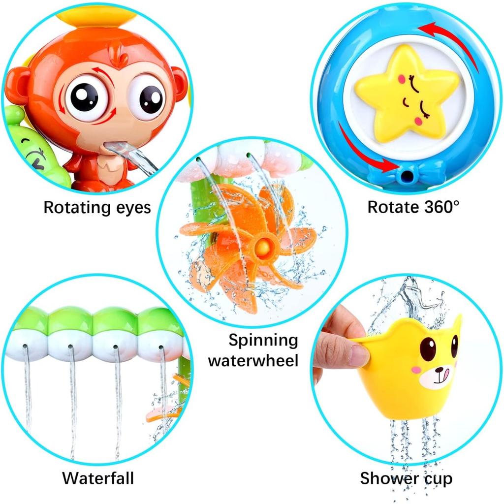 Badleksak, Badleksak med muggar, Gåva till barn, Baby från 18 månader