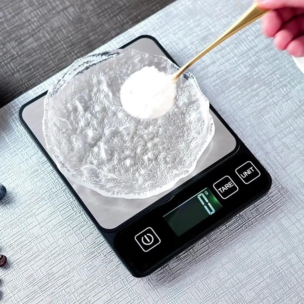 Stainless Steel Electronic Scale High Precision Digital Kitchen Scale LCD Digital Scale  Cooking