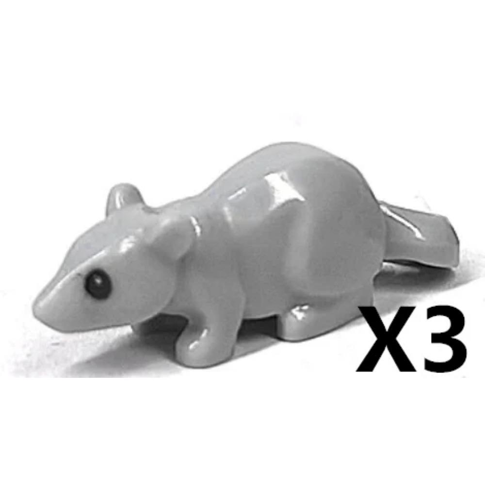 MOC ZOO Farma Zvířat Stavební Kostky Sova Ještěrka Chobotnice Veverka Prase Pes Kuře Kočka Holub Myš Vlk Králík Mini DIY Kostka K060