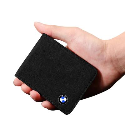 CCO1 2025 Hot For Car Driver License Cover Suede Anti-Fur Car Driving Documents Case Credit Card Holder For BMW M3 E36 E46 E90 E6