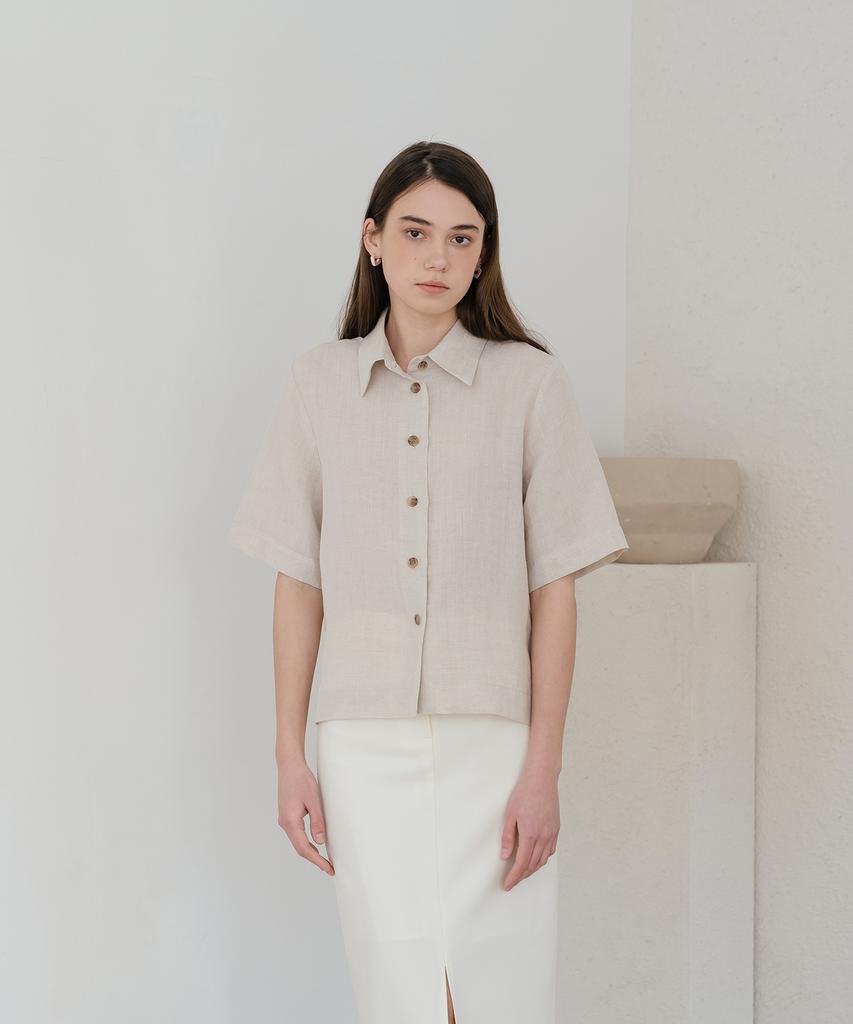 YOUNESS Linen Basic Shirt_Bg
