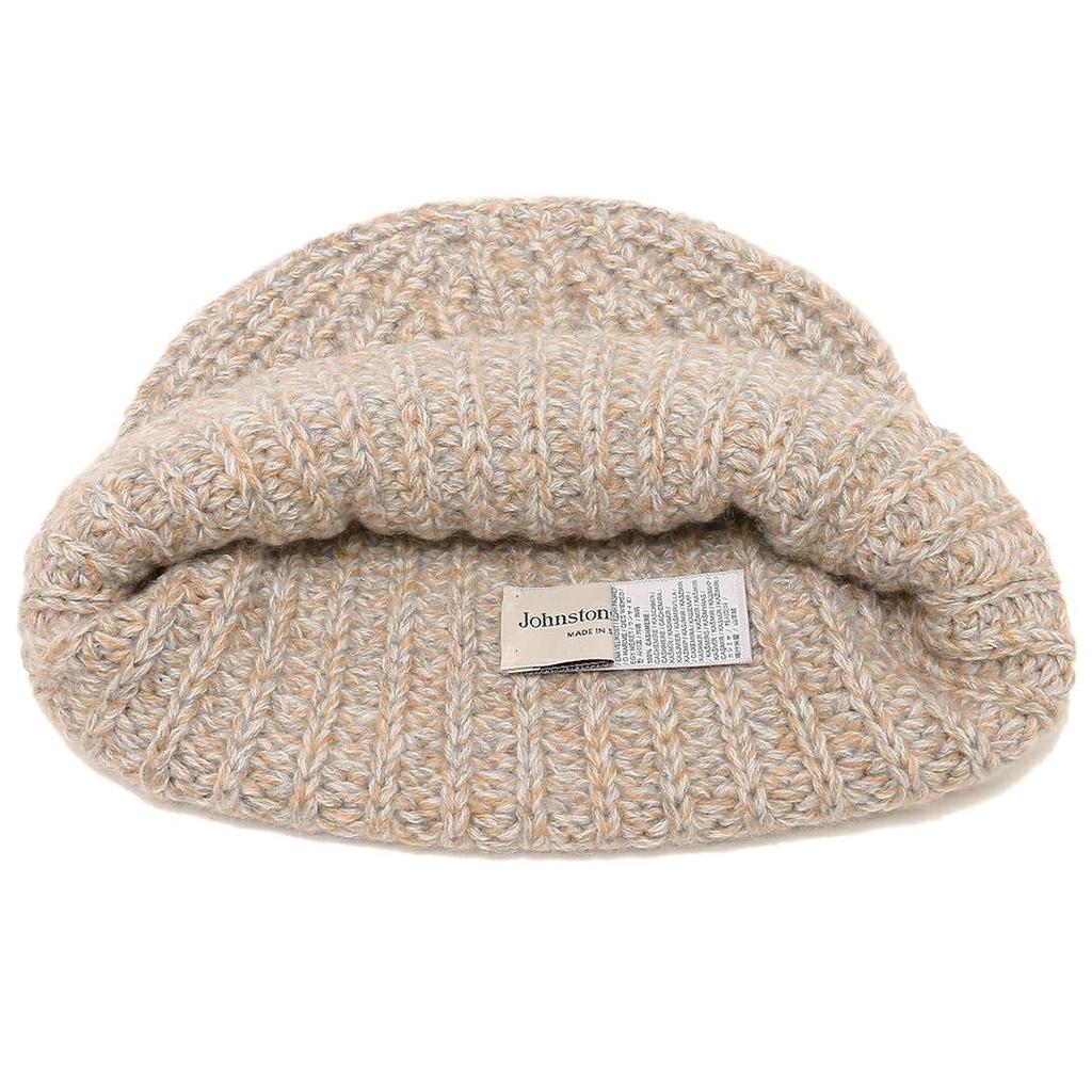 [Johnstons] Hat, Beanie, Knit Cap, Beige, Men's, Women's, JOHNSTONS HAT02850 004533 [Product]