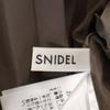 SNIDEL Long length Irregular Pleated skirt Gray Women Used