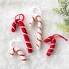 Mini Red Candy Cane Christmas Tree Hanging Ornament