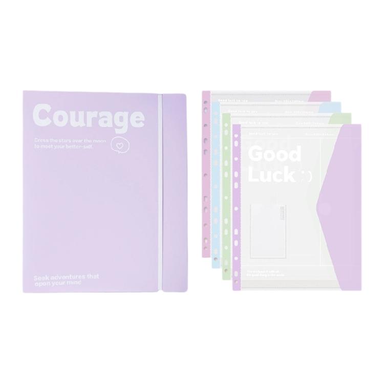 Flexible Plastic Document Organiser With Transparent A4 Pockets Reusable Portable File Storage Solution