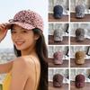 Adjustable Leopard Print Bow Baseball Cap Sunshade American Style Casquette  All Seasons