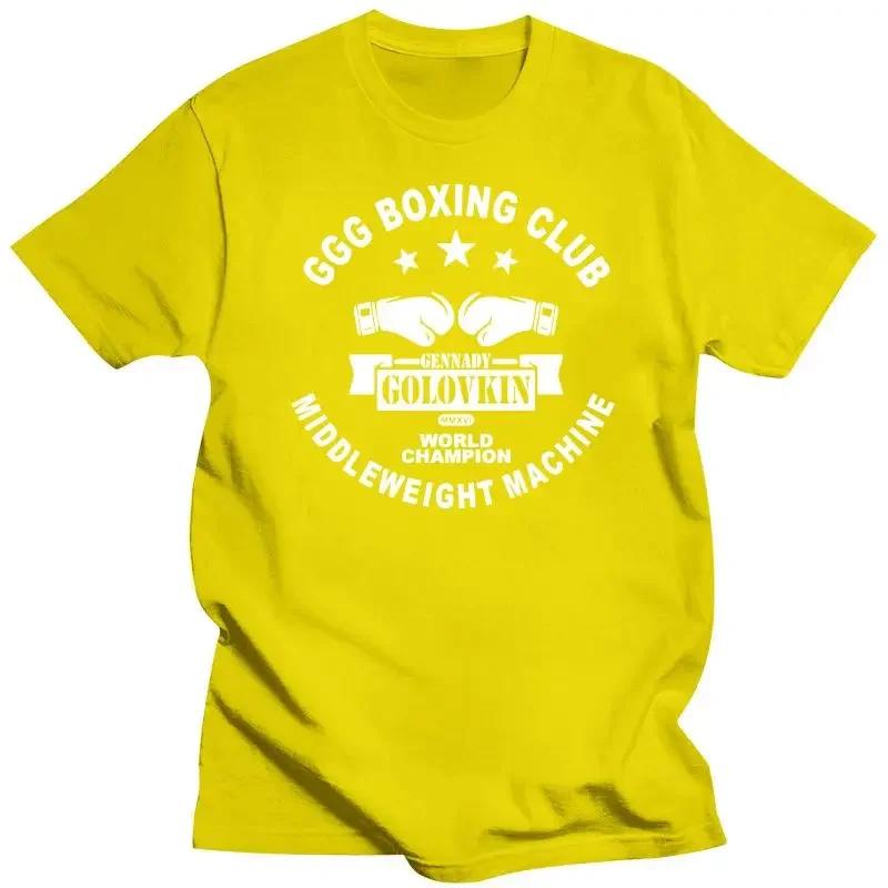 Golovkin Team T Shirt  Unisex Heavy Cotton Tee Mens Clothing GGG Boxing Club T Shirt  Harajuku  Oversized T Shirt  Men Clothing