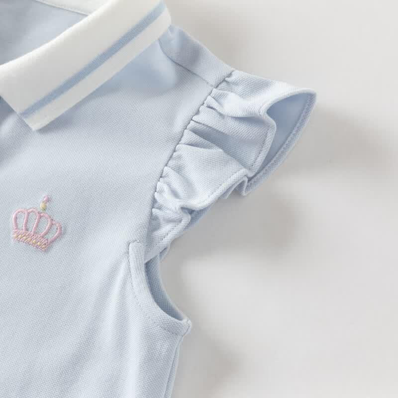 DAVE&BELLA Girls' Polo Bubble Dress
