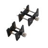 2Pcs Different Sizes Watch Movement Holder Black Watch Movement Base  for Home Use