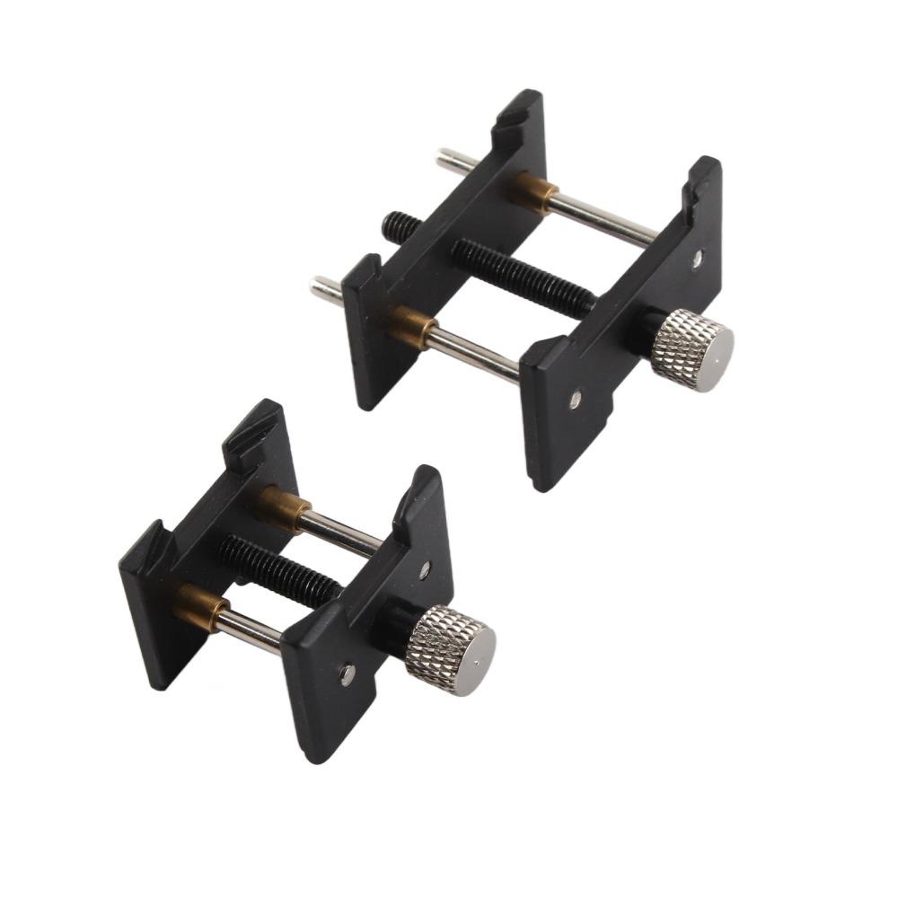 2Pcs Different Sizes Watch Movement Holder Black Watch Movement Base  for Home Use