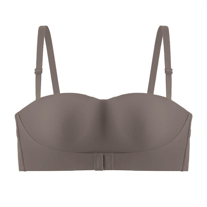 Push Up Bra for Women Seamless With Out Straps Bras Invisible Underwear Comfortable Solid Color Strapless Bralette