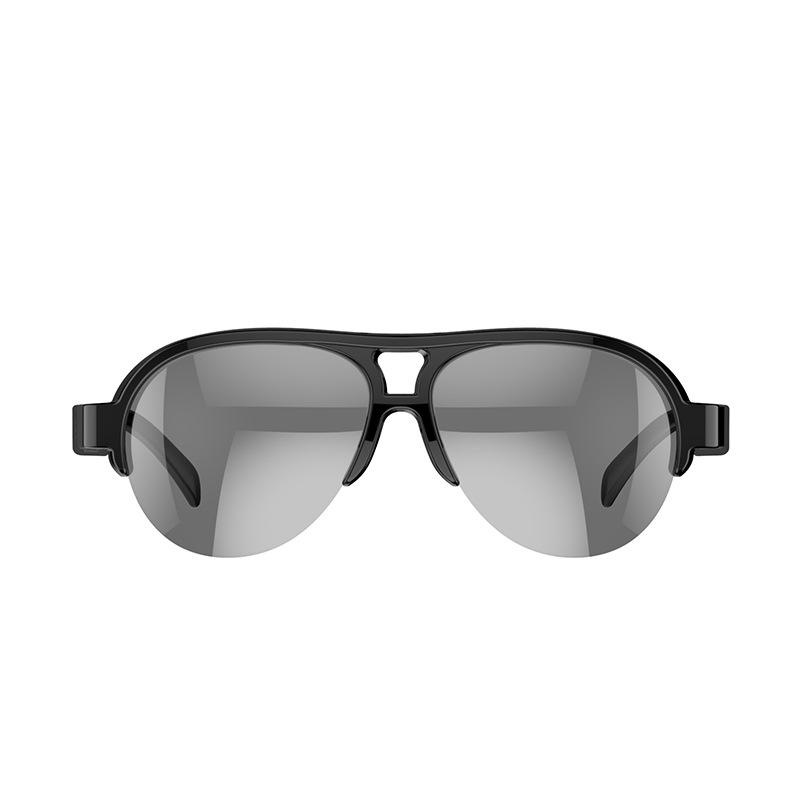 UV Protection AI Smart Sunglasses for Calls, Music, and Navigation чёрный