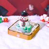 3D Notepad Tear Away Paper Carving Art Snowman 3D Memo Pad with 2026 Calendar for Birthday Xmas Present 3D Paper Carving Notepad