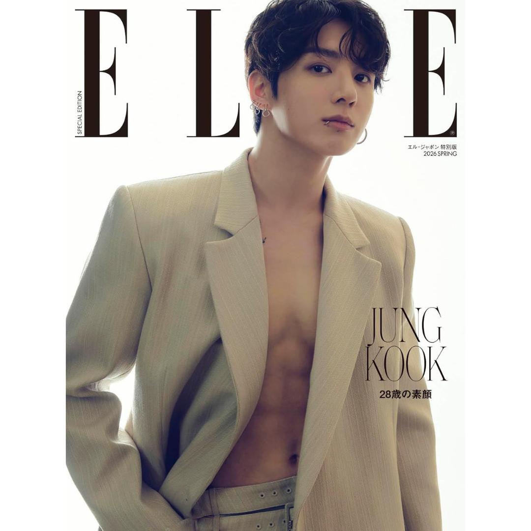 ПРЕДЗАКАЗ BTS ЧОНГУК Обложка ЯПОНСКИЙ ЖУРНАЛ Rolling Stone том 33 Февраль 2026 ELLE Japon 2026 ВЕСНА ЧОНГУК ELLE japon