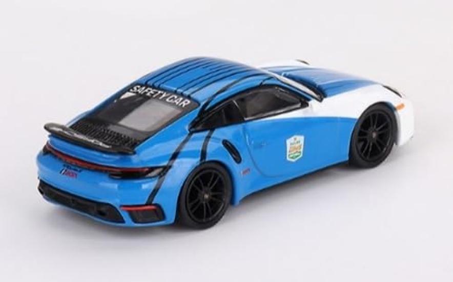MINI GT Scale Porsche 911 Turbo S IMSA Daytona 24 Hours 2023 Safety Car Finished Product 1/64 (Left-Hand Drive)
