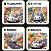 33 Languages Car AI Desktop Robot Car Smart Electronic Pet  Multi‑language Practice